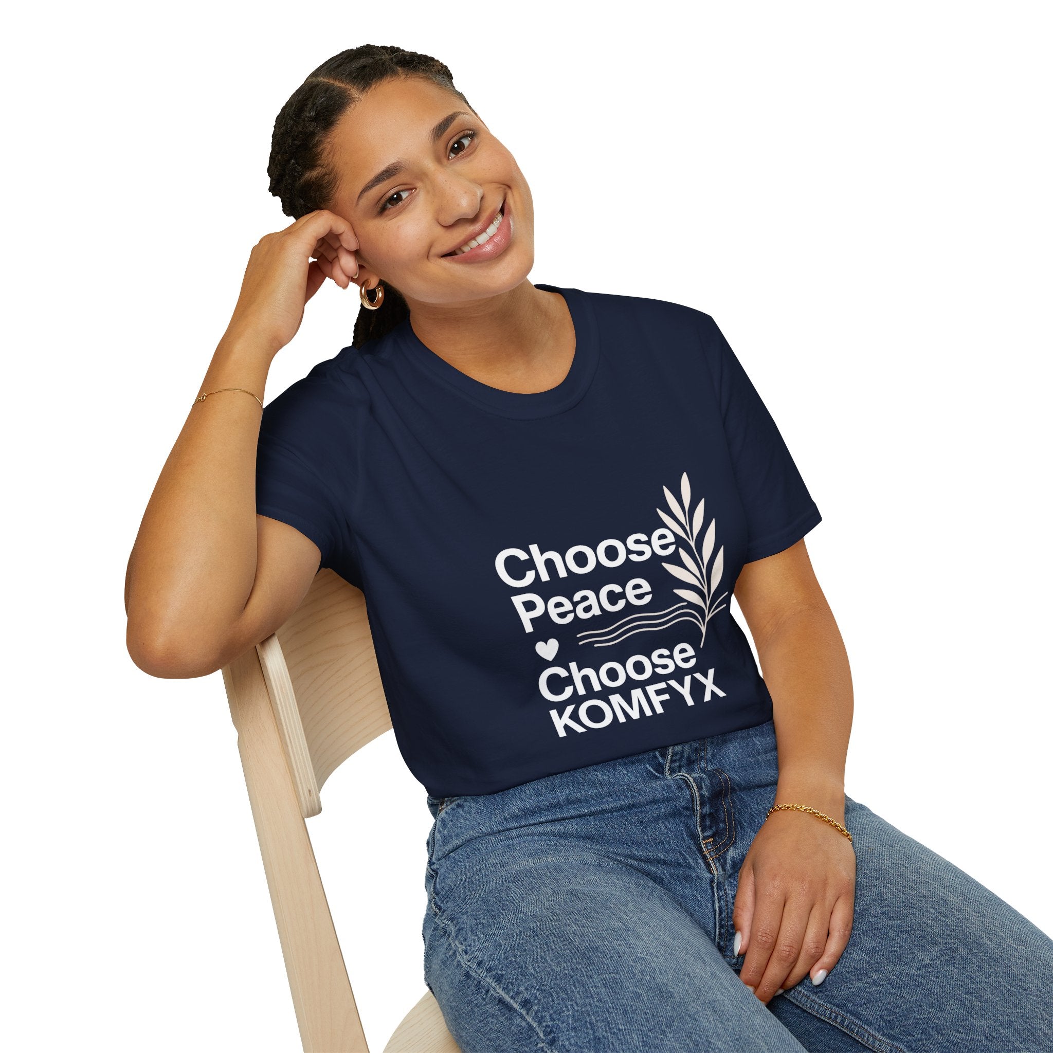 Choose Peace, Choose KOMFYX - Soft Style T-Shirt