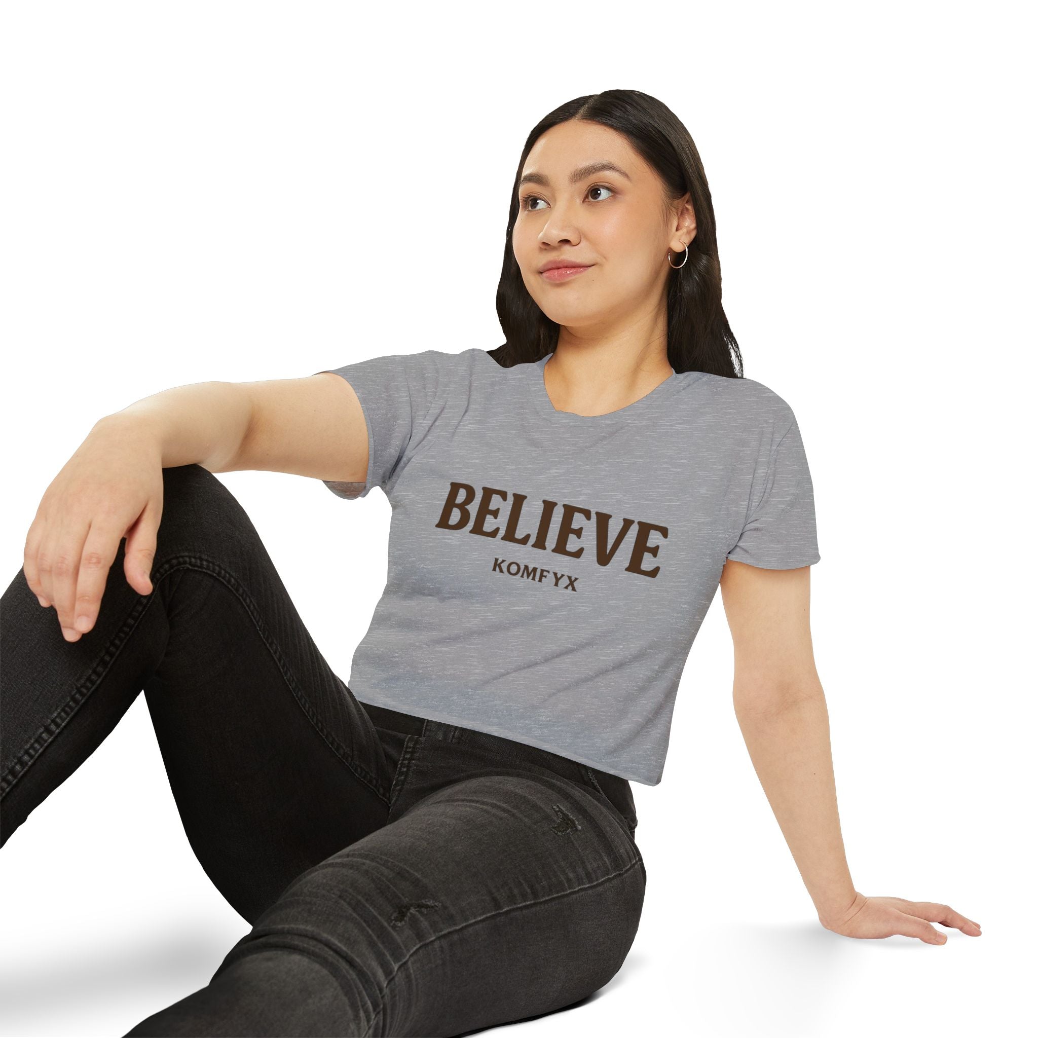 Believe KOMFYX - Women's Festival Crop Top