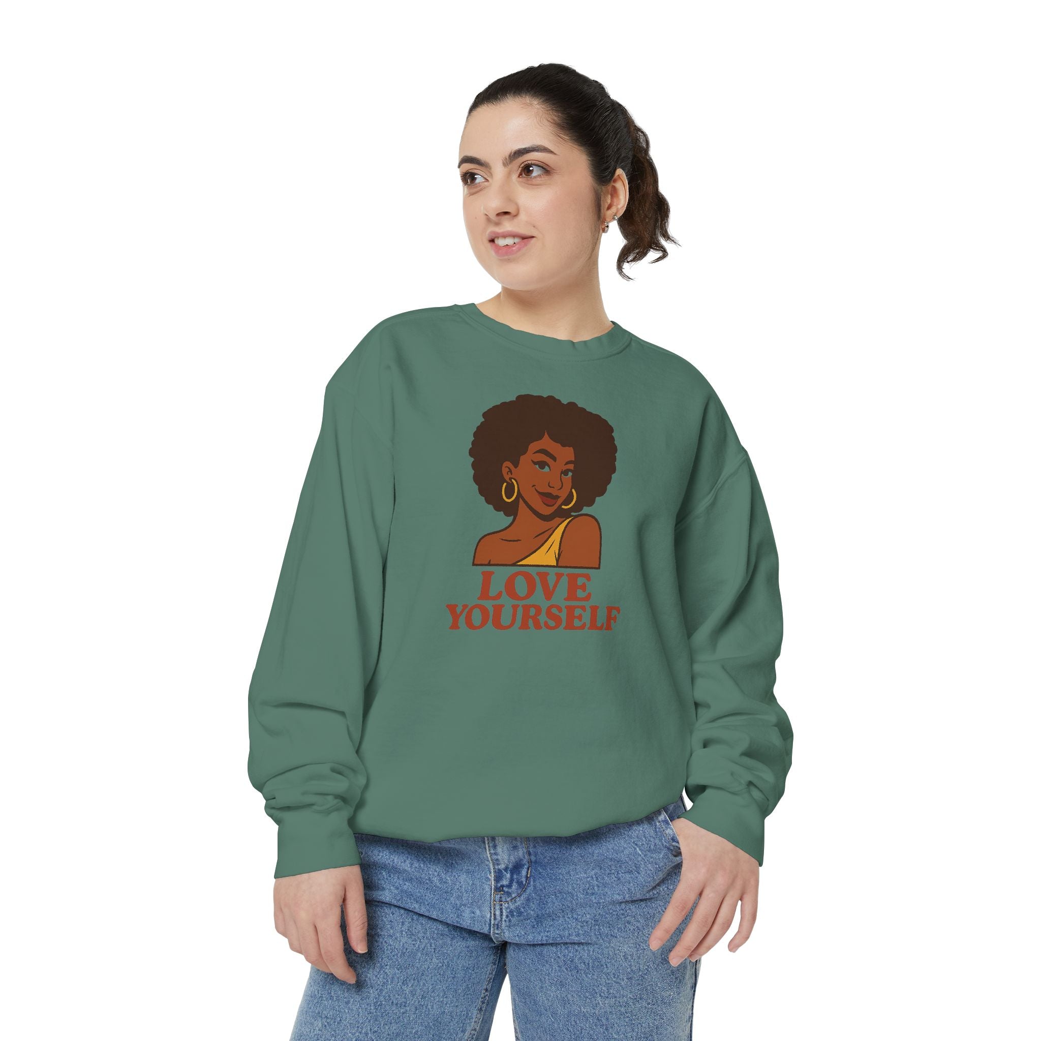 Love Yourself - Garment-Dyed Sweatshirt