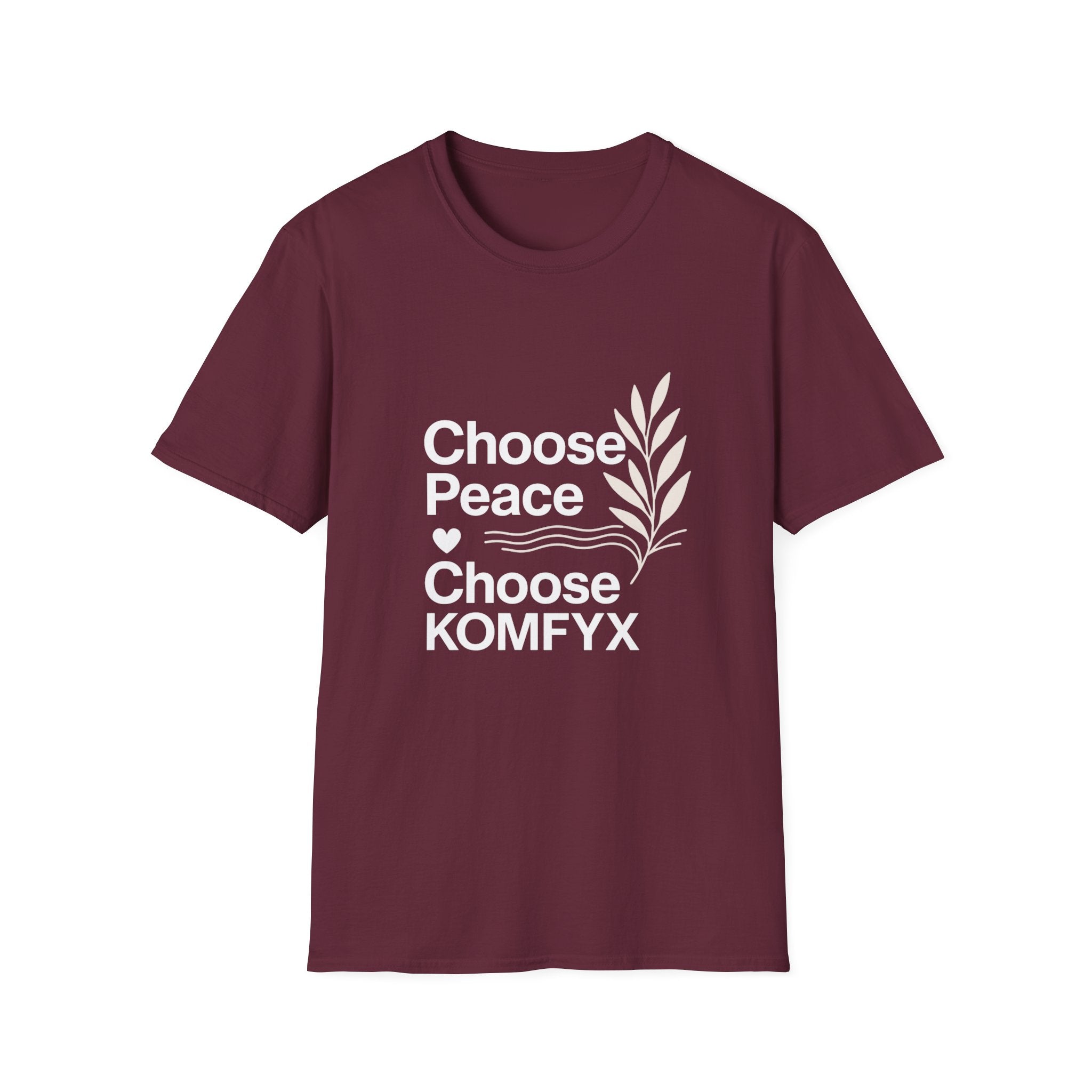 Choose Peace, Choose KOMFYX - Soft Style T-Shirt