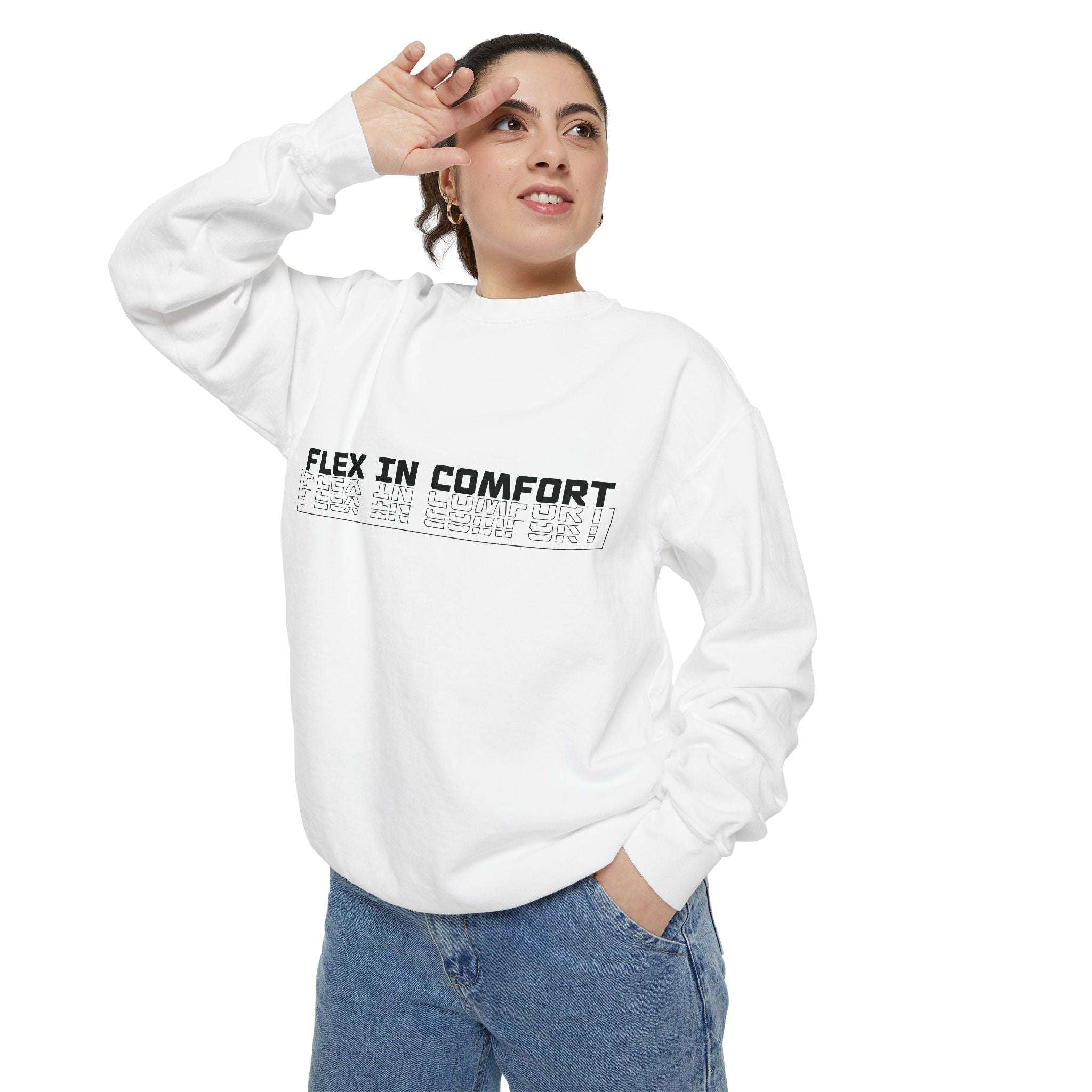 Flex In Comfort - Garment-Dyed Sweatshirt