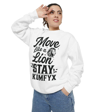 Move like a lion - Garment-Dyed Sweatshirt