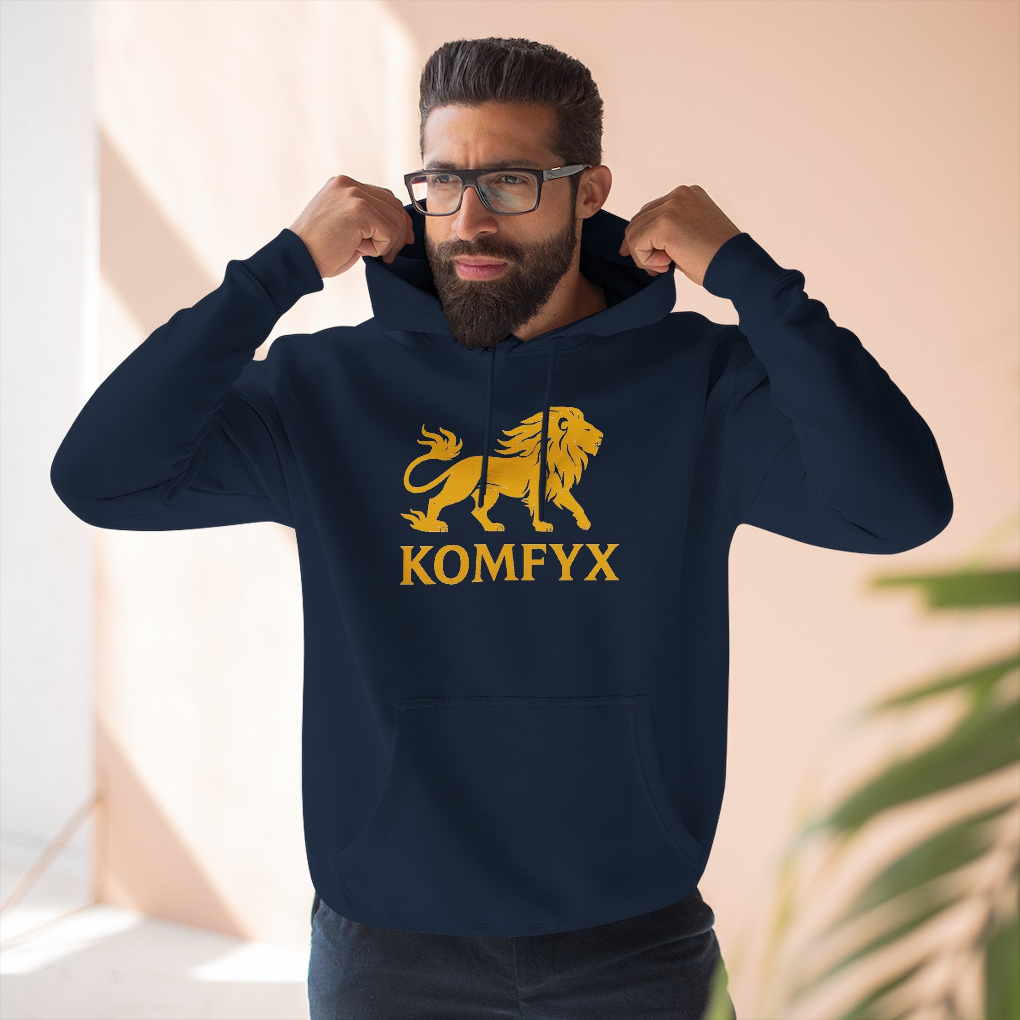KomfyX - Three-Panel Fleece Hoodie