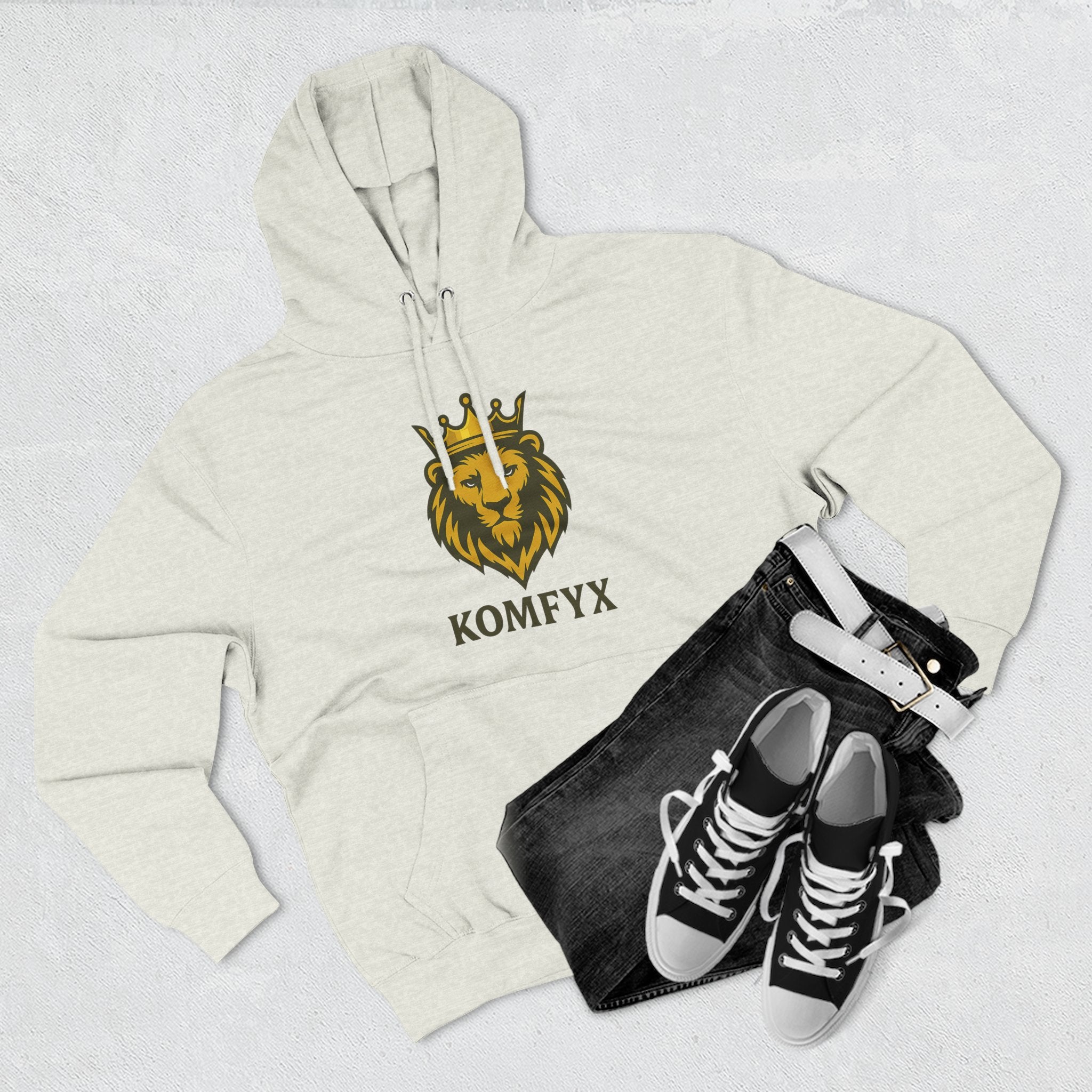 KomfyX - Three-Panel Fleece Hoodie