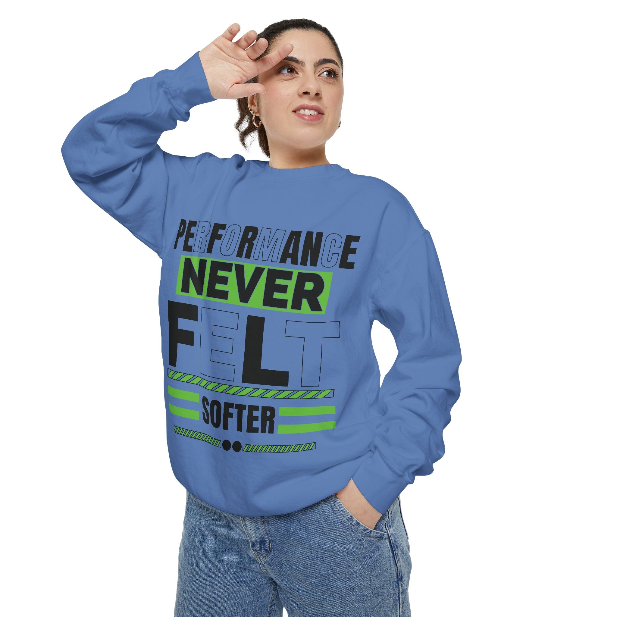 Performance Never Felt Softer - Garment-Dyed Sweatshirt