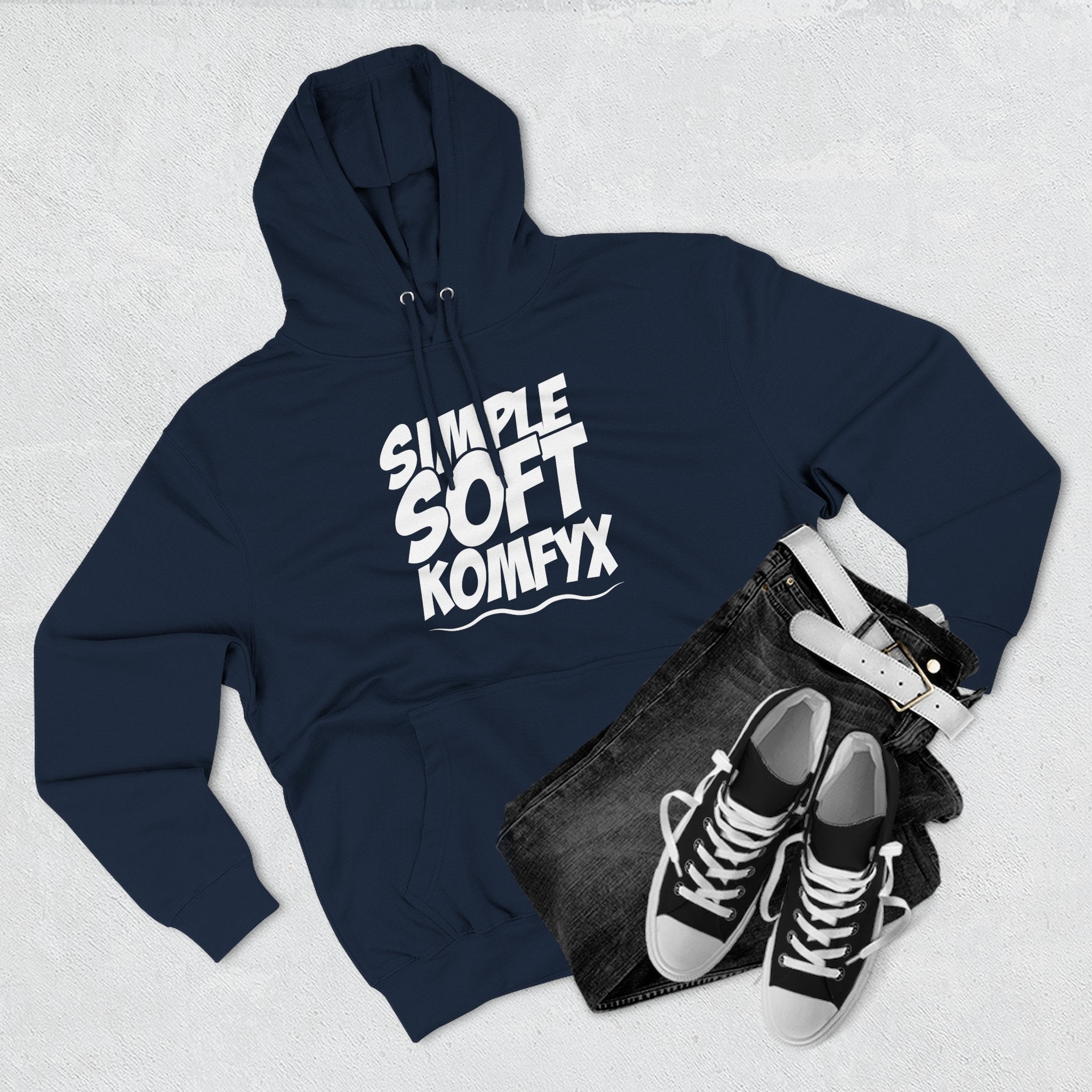 Simple Soft KomfyX - Three-Panel Fleece Hoodie