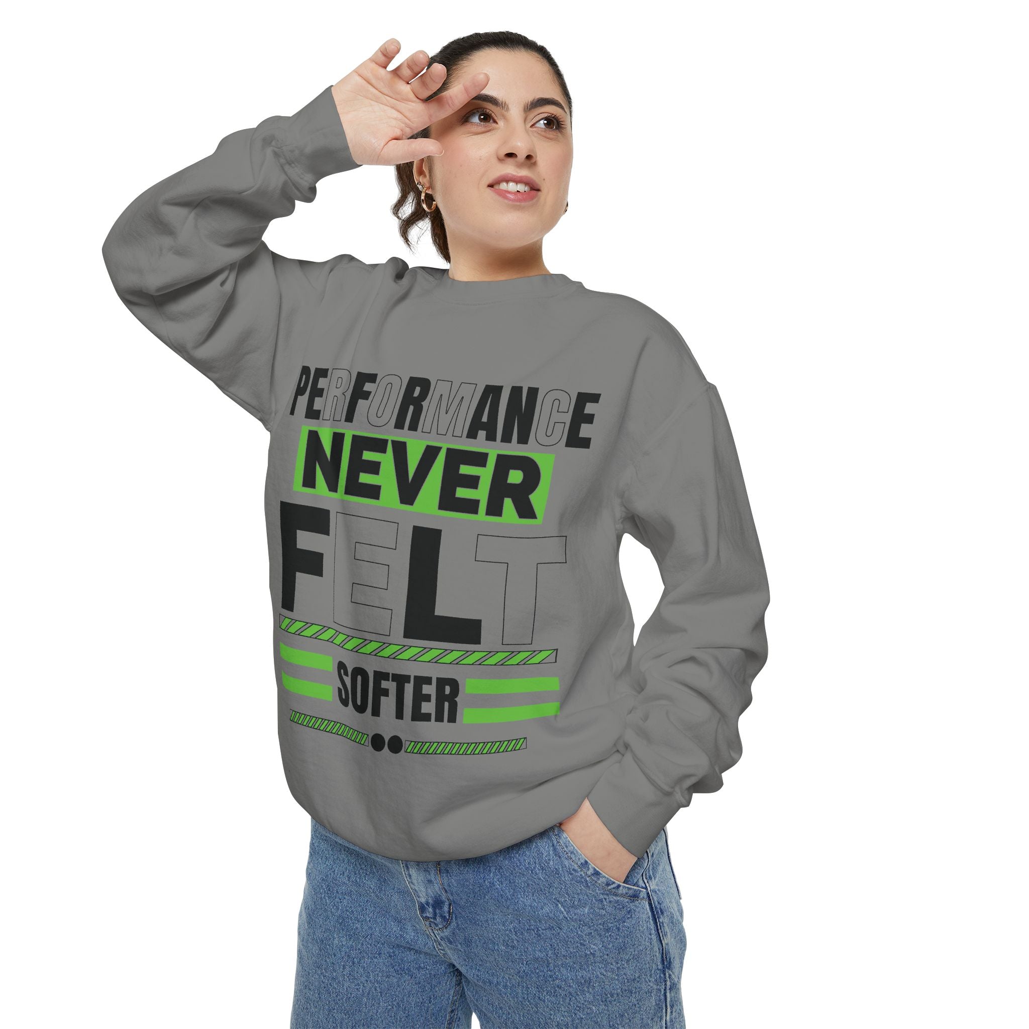 Performance Never Felt Softer - Garment-Dyed Sweatshirt