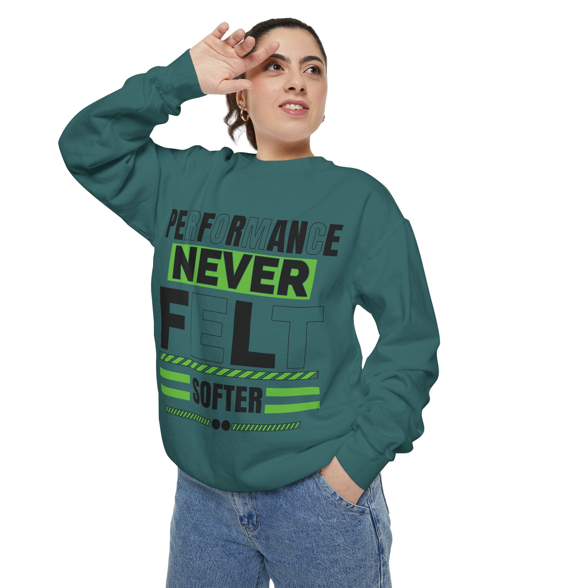 Performance Never Felt Softer - Garment-Dyed Sweatshirt
