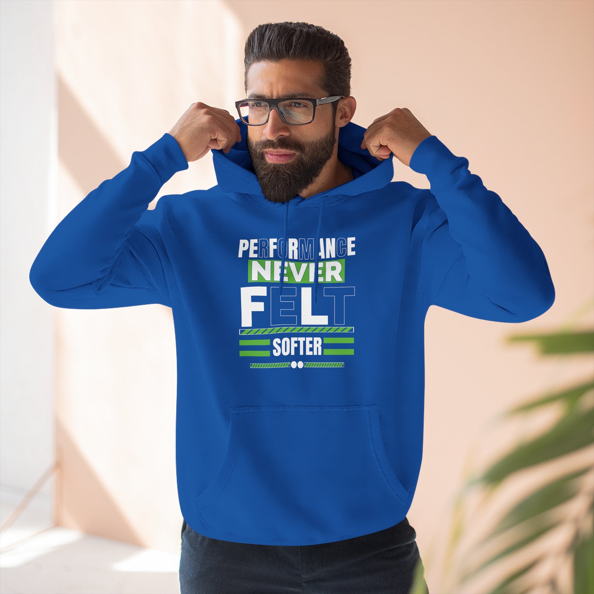 Performance Never Felt Softer - Three-Panel Fleece Hoodie