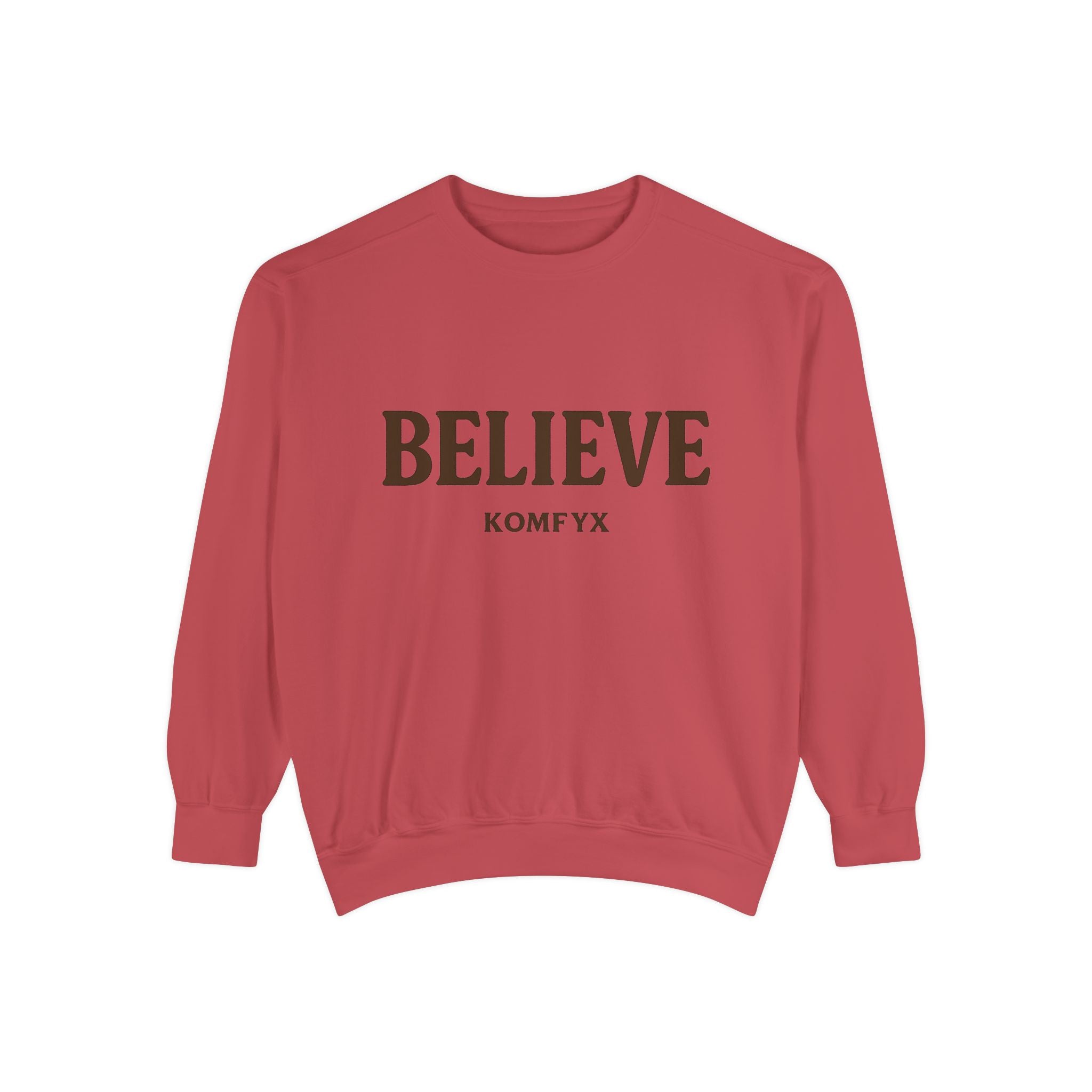 Believe KOMFYX - Garment-Dyed Sweatshirt