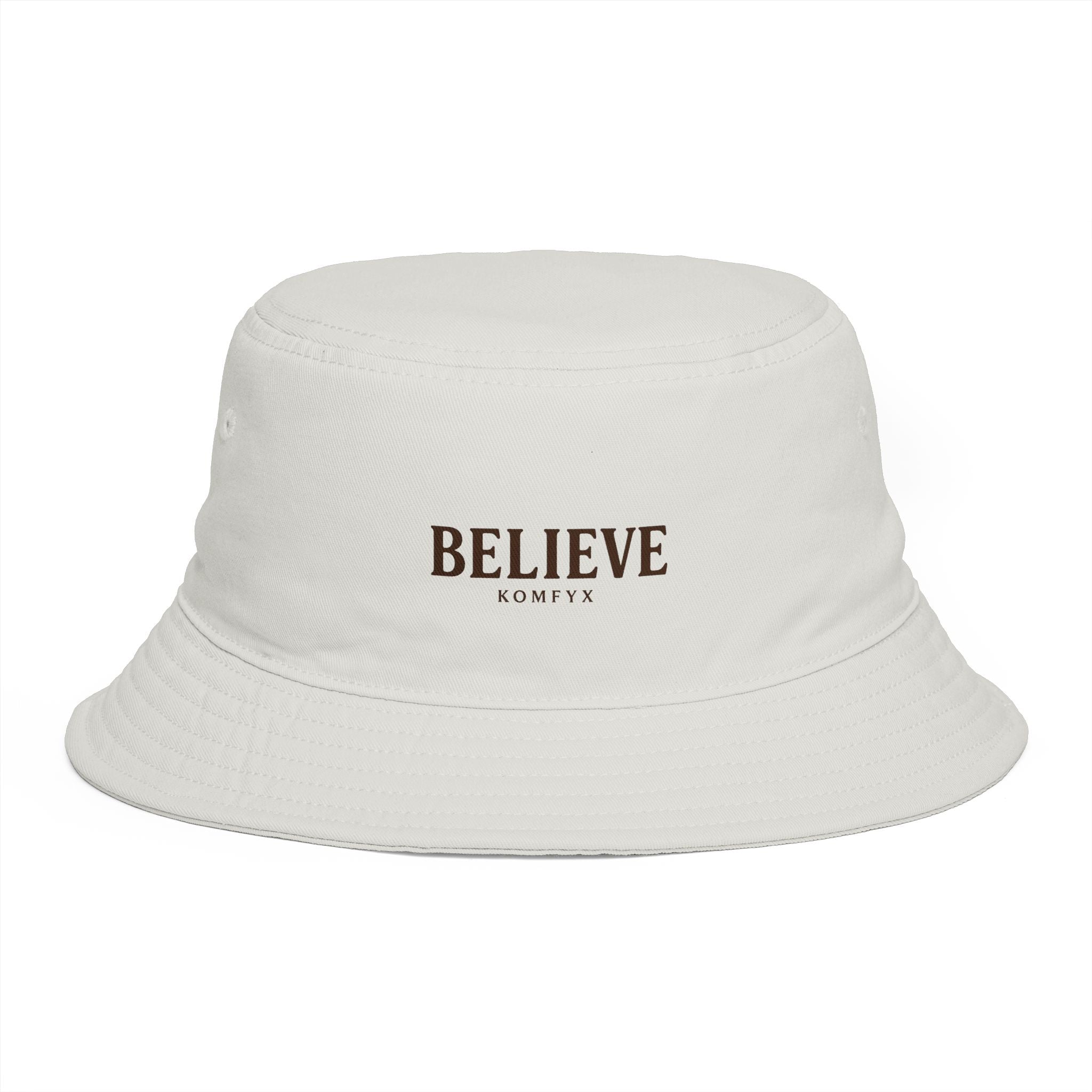 BELIEVE Bucket Hat | Premium Cotton Unisex Hat | KOMFYX