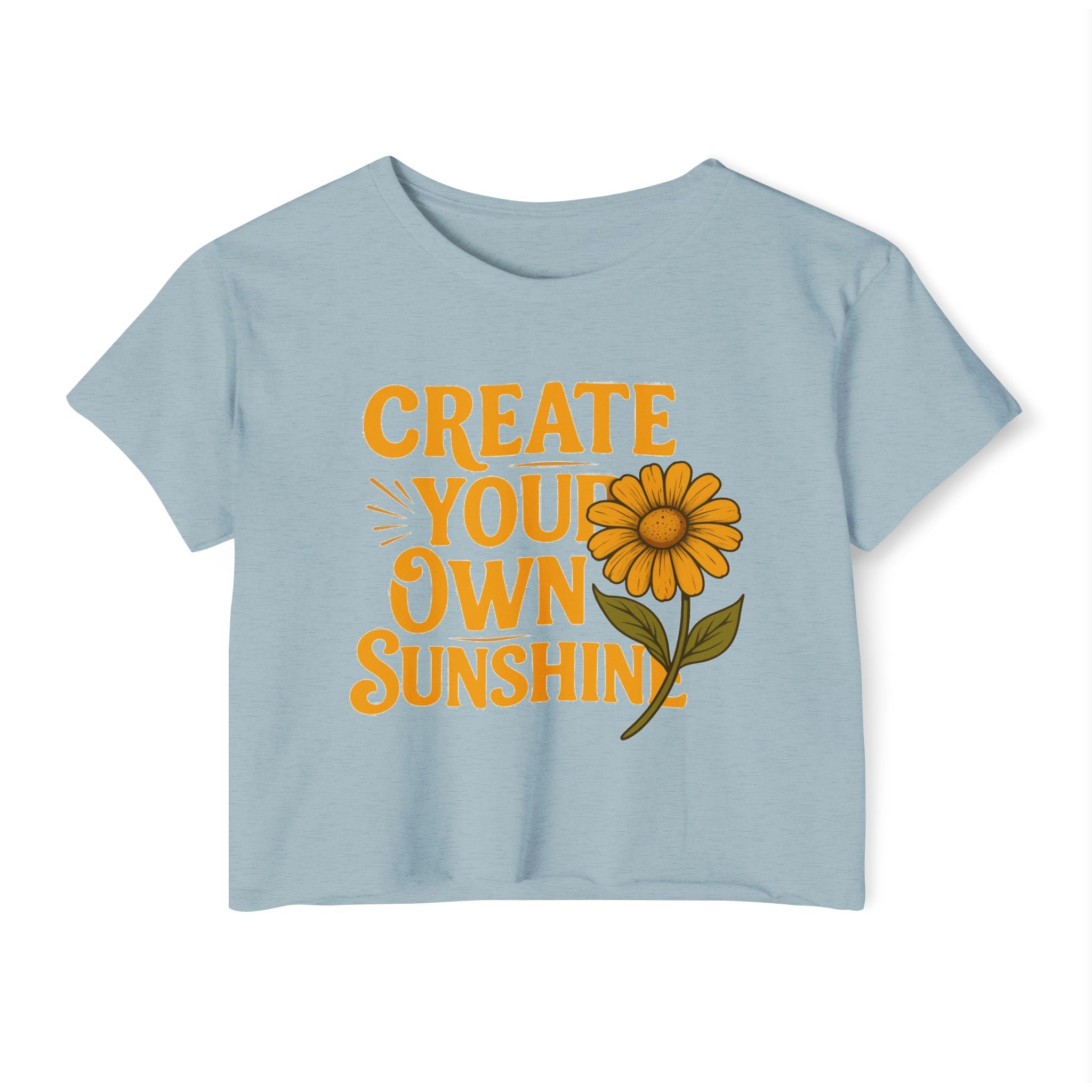 Create Your Own Sunshine - Women's Festival Crop Top
