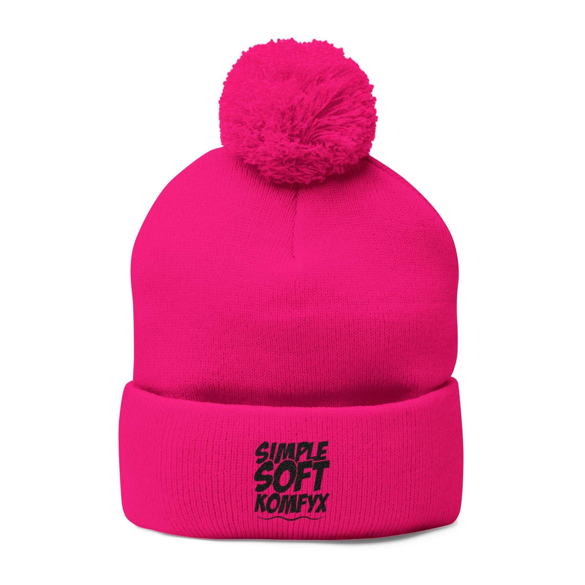 Simple Soft KomfyX - Pom-Pom Knit Cap