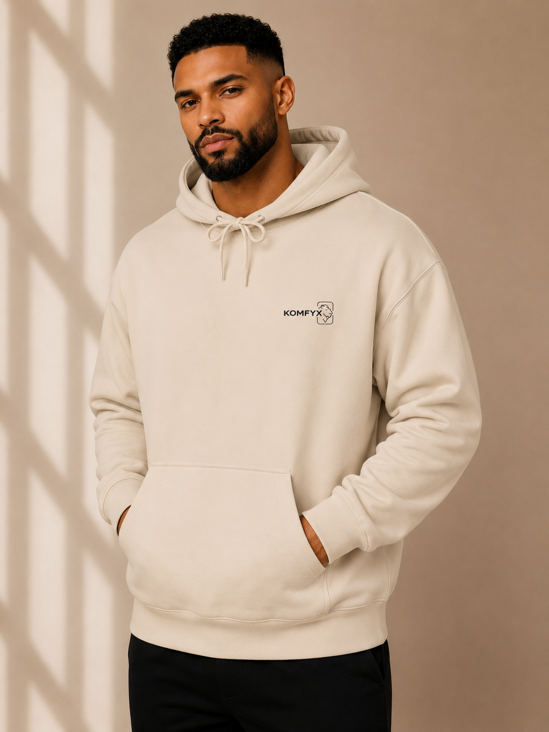 KOMFYX Signature Embroidered Hoodie | Elevated Everyday Comfort