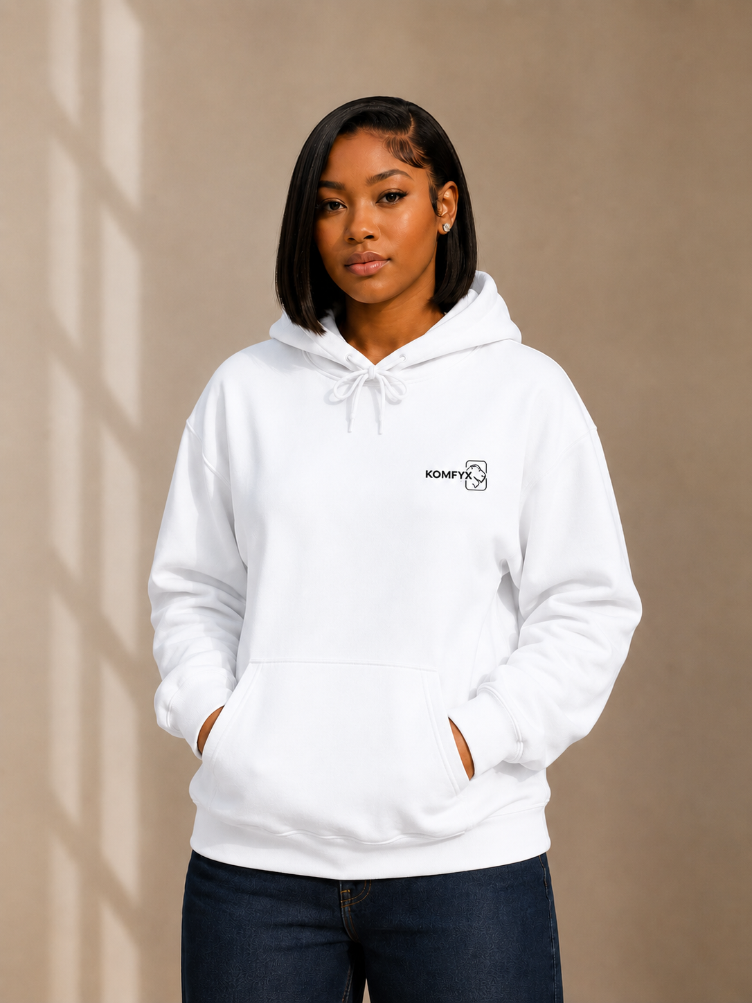 KOMFYX Signature Embroidered Hoodie | Elevated Everyday Comfort