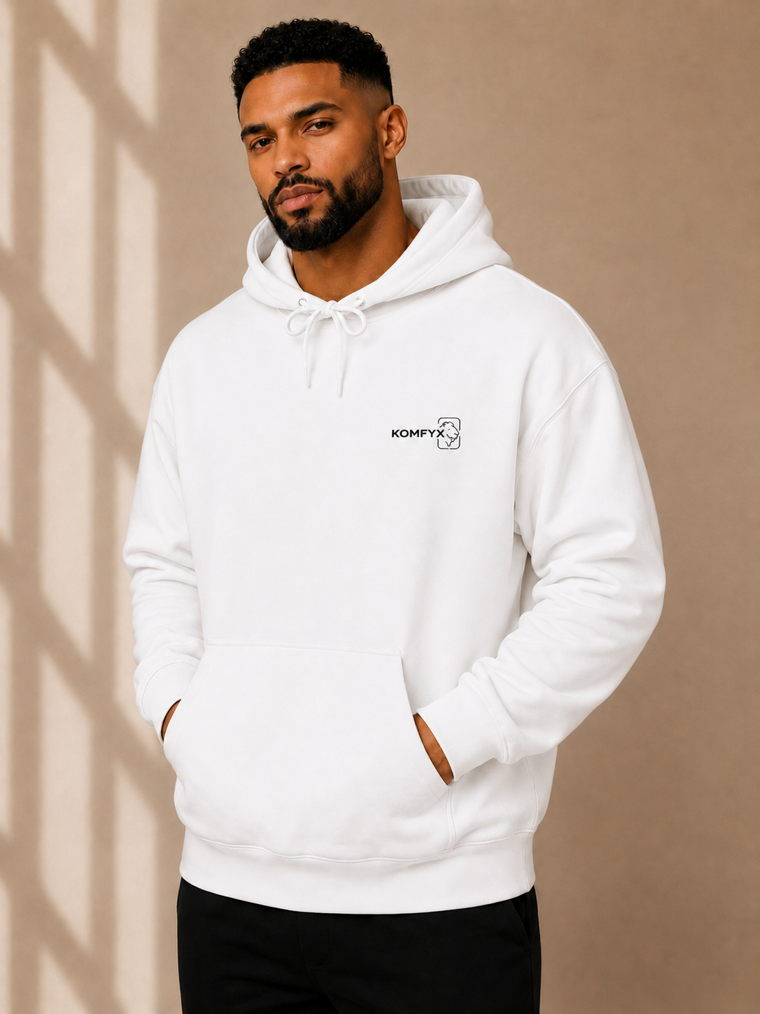 KOMFYX Signature Embroidered Hoodie | Elevated Everyday Comfort