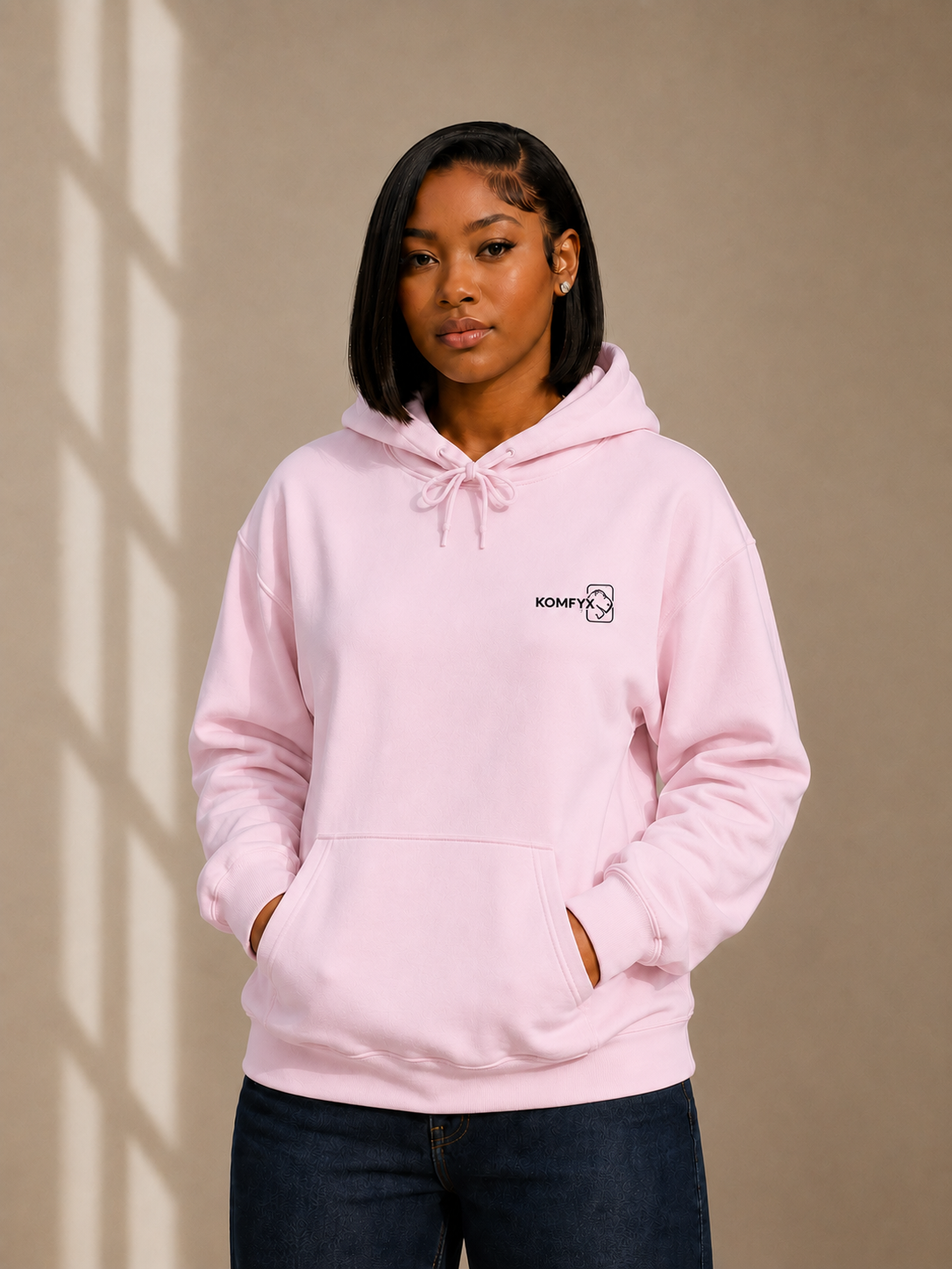 KOMFYX Signature Embroidered Hoodie | Elevated Everyday Comfort