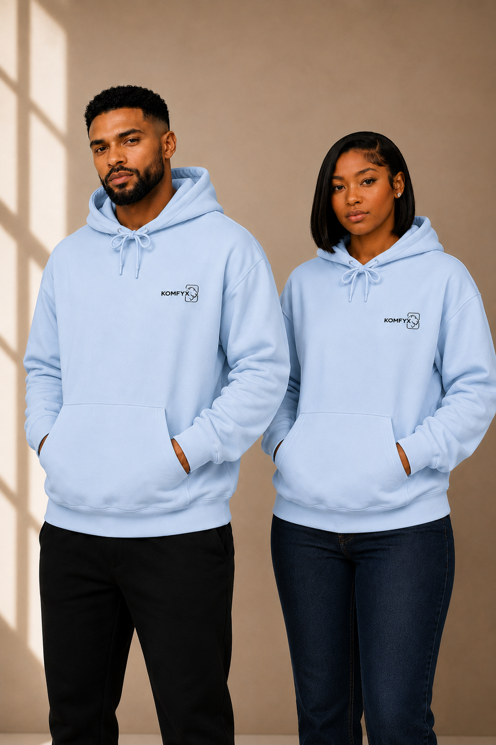 KOMFYX Signature Embroidered Hoodie | Elevated Everyday Comfort