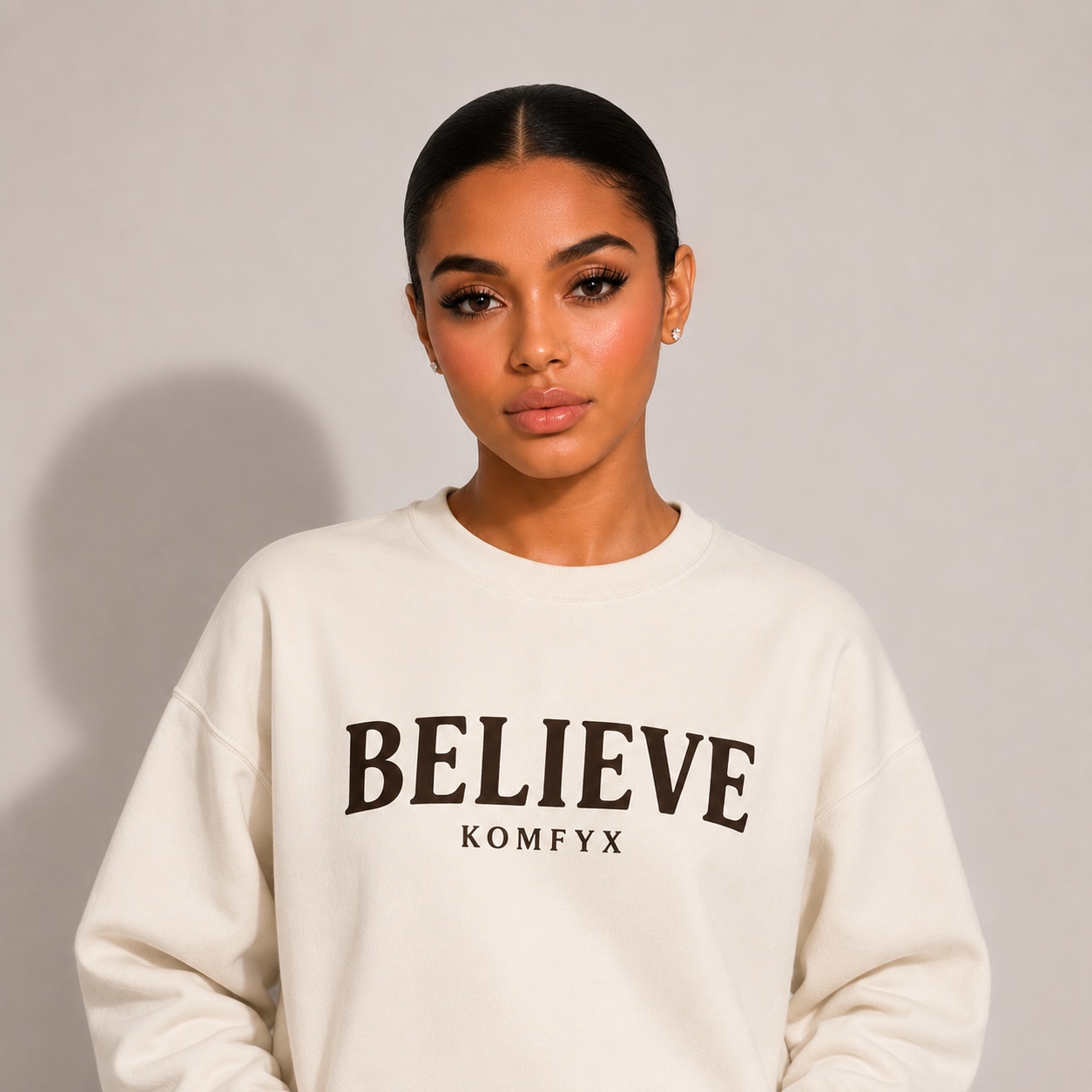 BELIEVE | Unisex Heavy Blend™ Crewneck Sweatshirt by KOMFYX