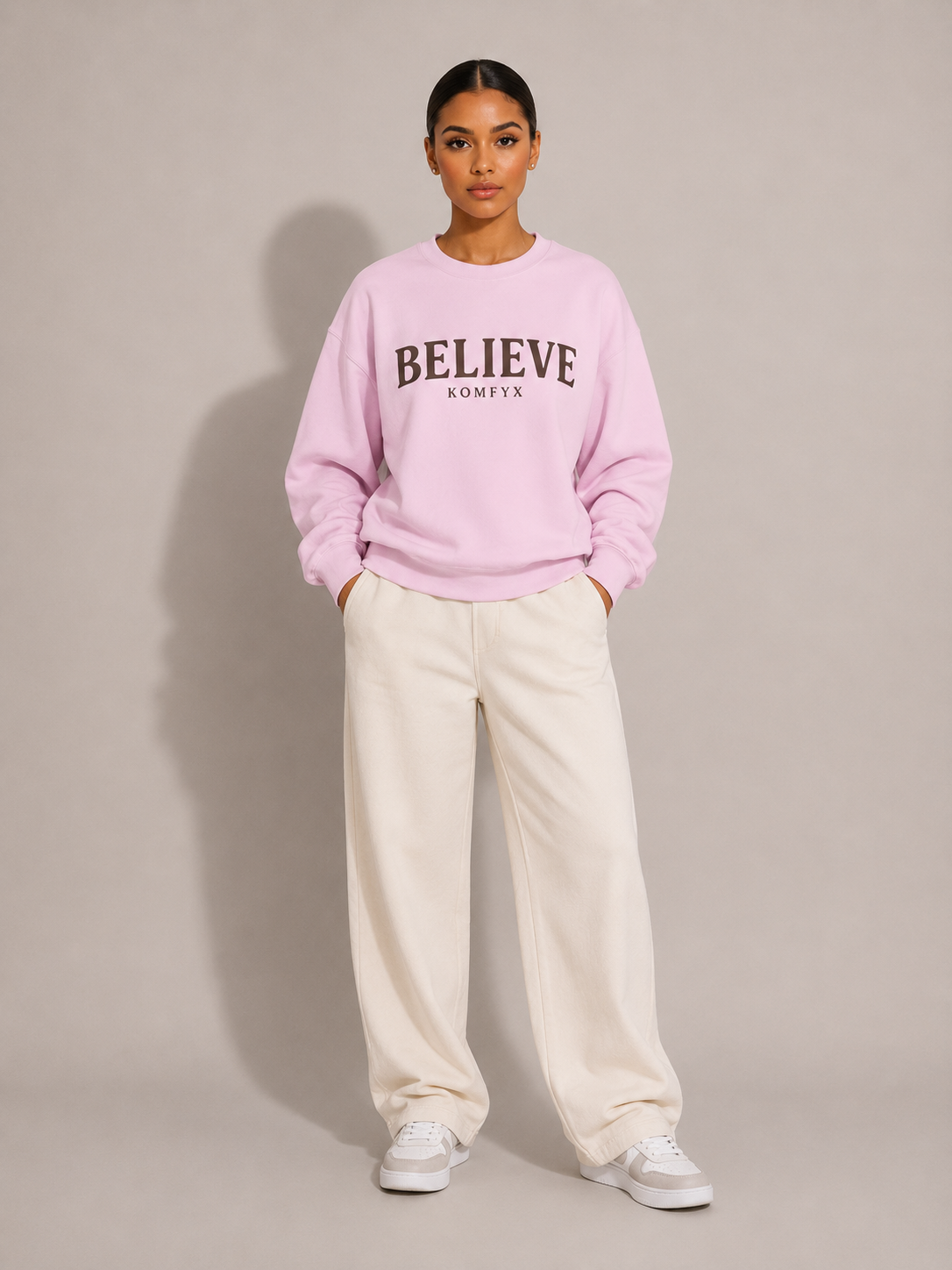 BELIEVE | Unisex Heavy Blend™ Crewneck Sweatshirt by KOMFYX