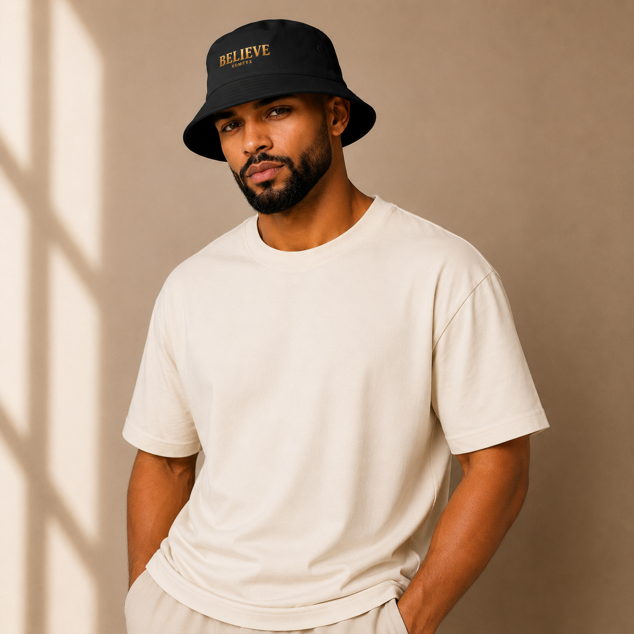 BELIEVE Bucket Hat | Premium Cotton Unisex Hat | KOMFYX